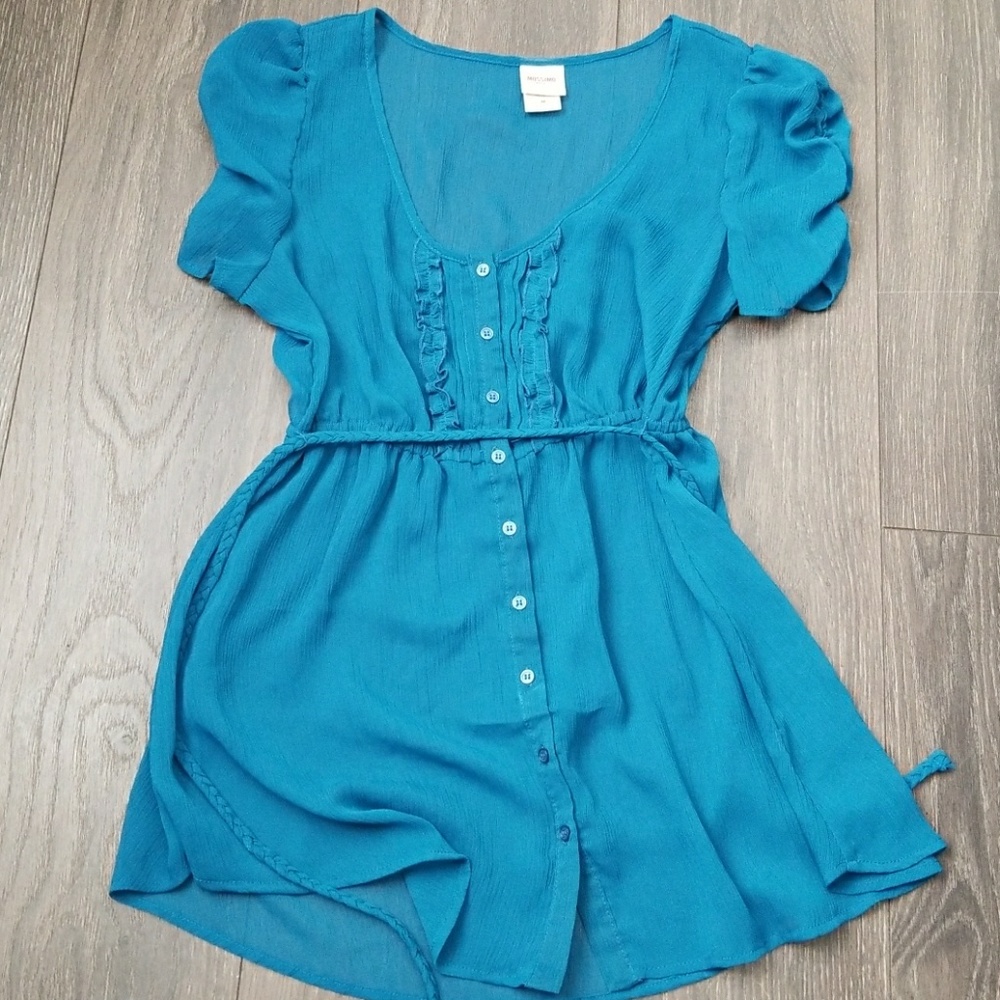 Tie back blouse